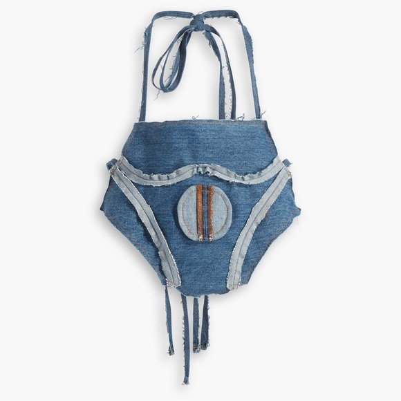 SAMI MIRO VINTAGE X LEVI'S CIRCLE POCKET TOP - Picture 2 of 7